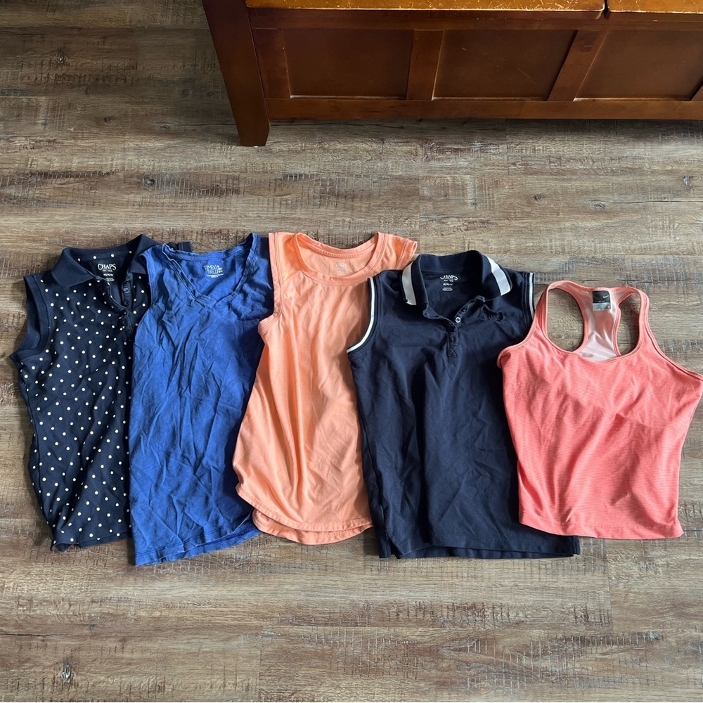 Lot of women’s sleeveless tops